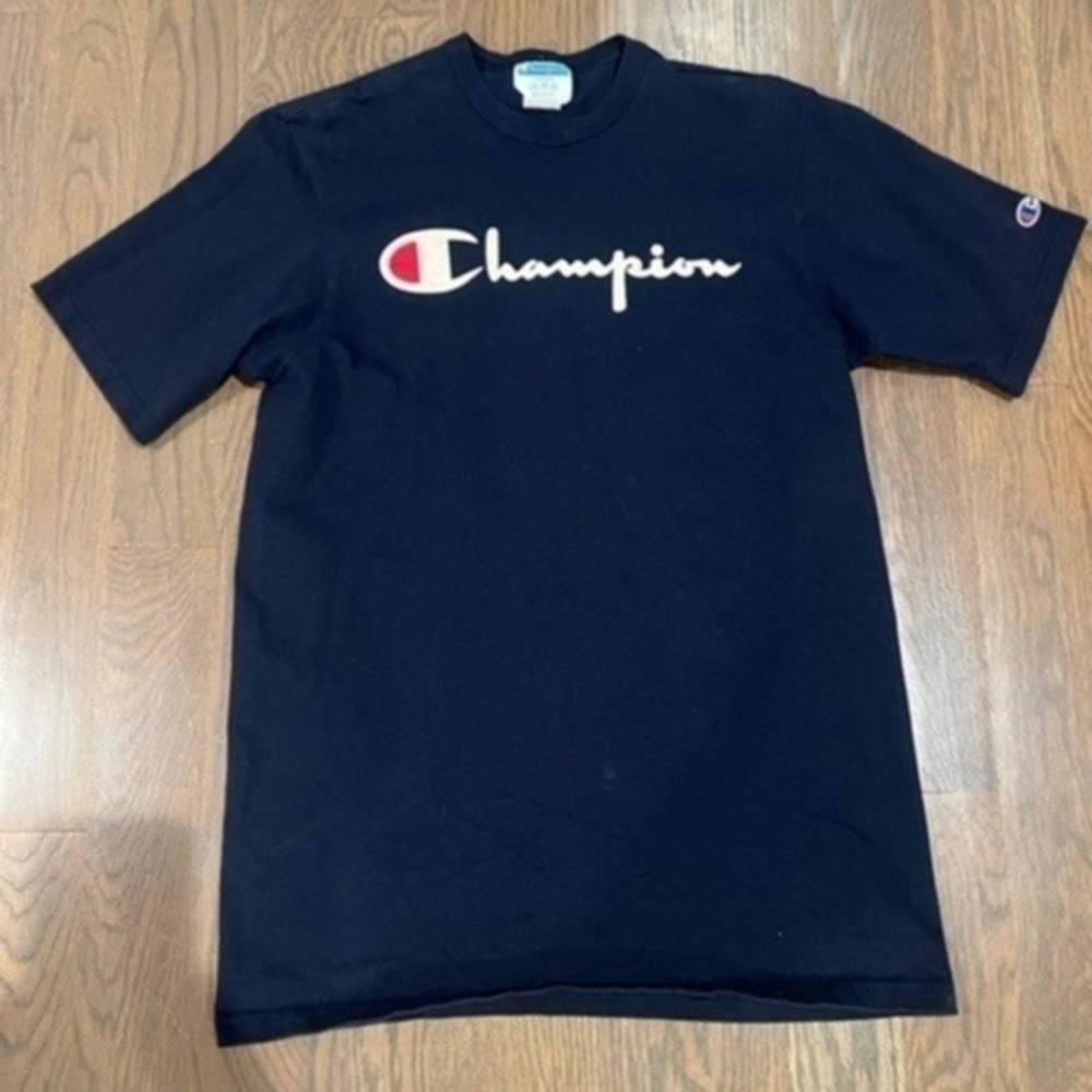 Men’s Champion Shirt blue size large L activewear G